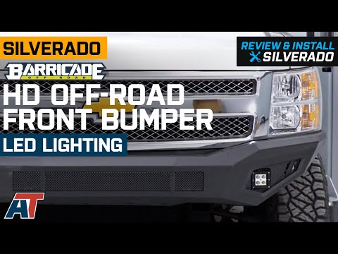 2007-2013 Silverado 1500 Barricade HD Off-Road Front Bumper with LED Lighting Review & Install