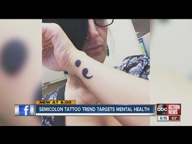 Semicolon Tattoo: What Does it Mean? | New Idea Magazine