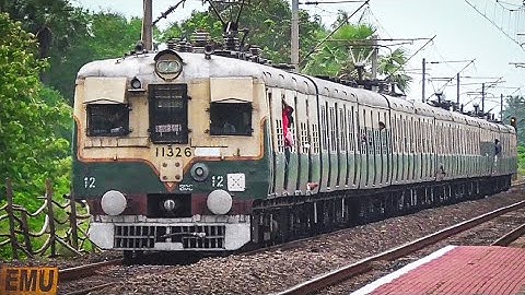 Howrah-Barddhaman EMU Local via Chord line arriving & departing Mirzapur Station | Eastern Railways