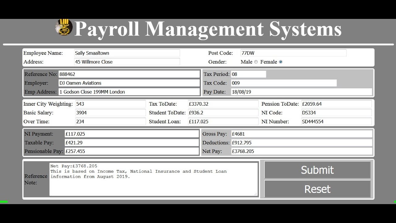 How To Create A Payroll Management System Using Php Css And Html 