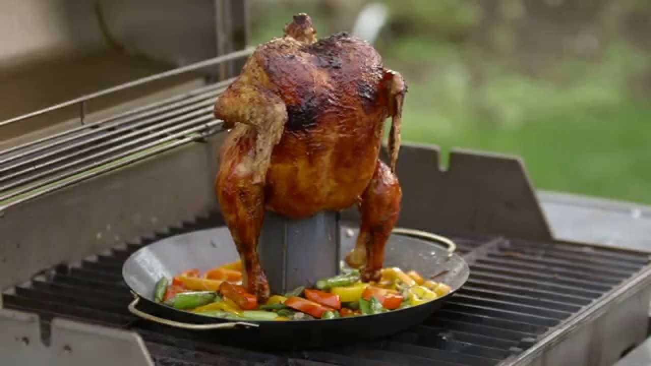 Sur La Table Pro Nonstick Vertical Poultry Roaster - YouTube