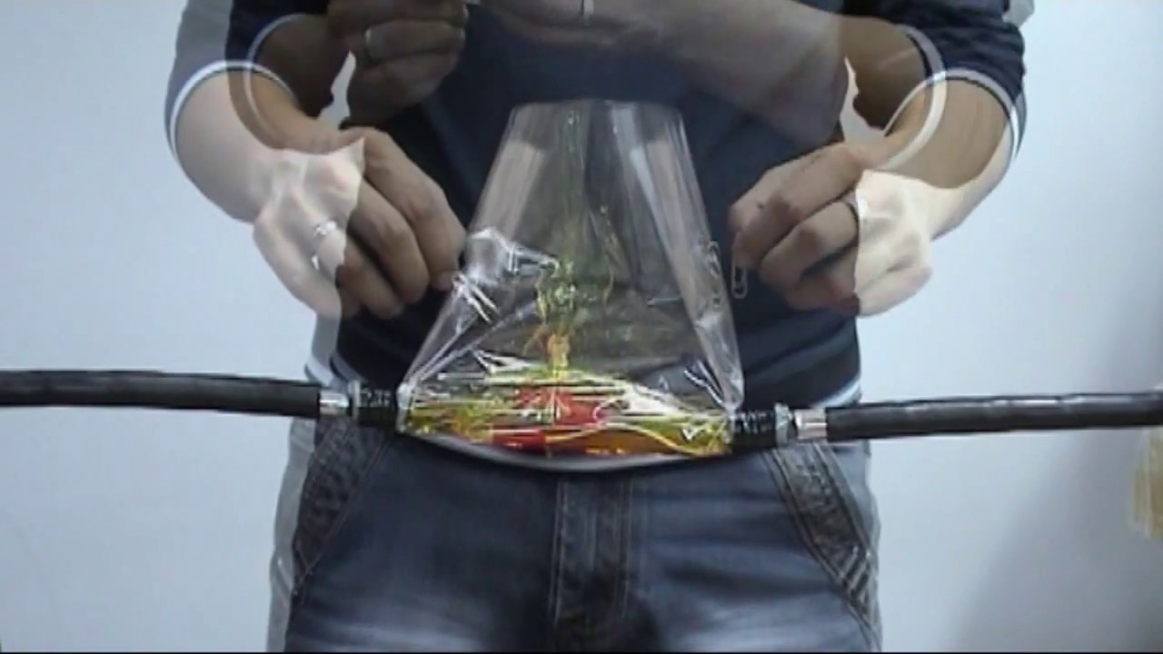 Монтаж соединительной муфты для кабеля СЦБ, муфта СЦБС-А