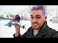 CRASHING DRONES IN SNOW!