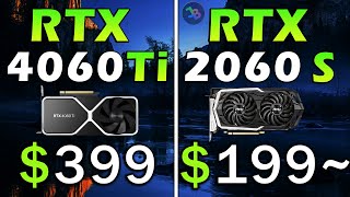 RTX 4060 Ti vs RTX 2060 Super | REAL Test in 10 Games | 1080p | Rasterization, RT, DLSS 2, DLSS 3 FG