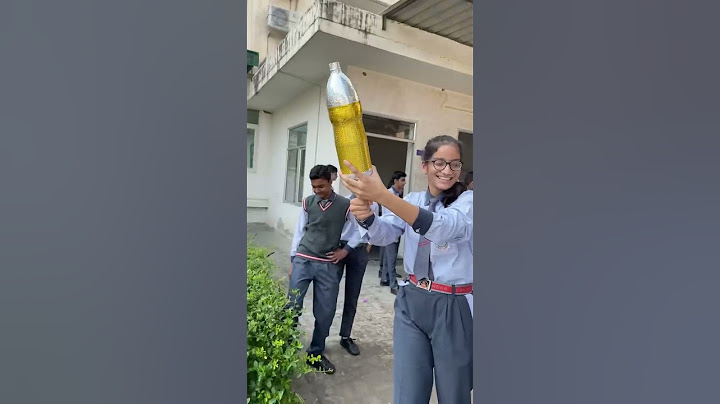 Water Rocket Launched by Harshita #science #shorts #waterrocket #learnandfun #scienceexperiment