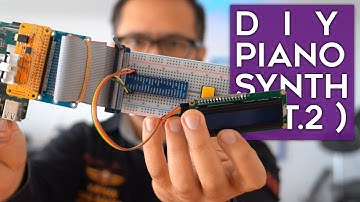 DIY raspberry pi piano synthesizer, part 2: LCD, buttons, convolution reverb