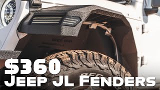 $360 Front Fenders for Jeep JL Install  Hooke Road