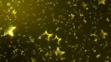 Golden Star Mix  Particles Background Lights Animation Seamless Loop ||@ZWorkStudio|| No Copyright.