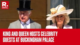 King Charles And Queen Camilla Join Guests At Party In Garden Of Buckingham Palace