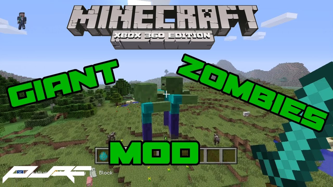  Minecraft  Xbox  360  Giant Zombies Mod  W Download YouTube