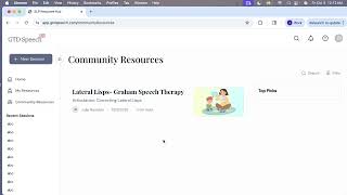 Storing Resources in GTD Speech - My Resources and Community Resources Explained