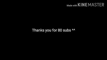 Thanks you for 80 subs (Nameless Spacial video)