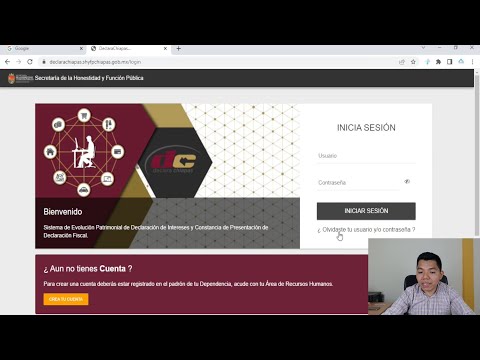 Tutorial de Declaración Patrimonial 2022 - Declarachiapas