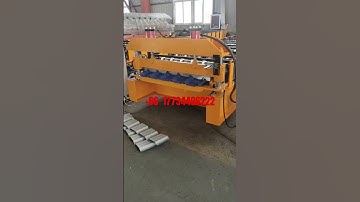 Tr6 roof tile forming machine #machine #rollformingmachine #roof tile