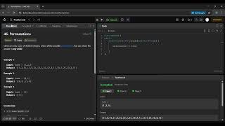 LeetCode | 46. Permutations | C++ | Day 46