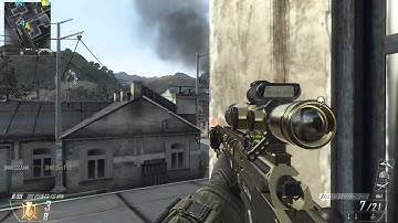 Amazing double-Y tap no scope across map on BO2