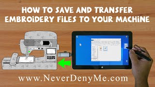 How To Save & Transfer Embroidery Files To Your Machine 🧵 | USB File Transfer Using A Flash Drive 💻 screenshot 4