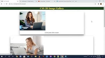 3D  LightBox Gallery create| How to create a 3D  LightBox Gallery Using HTML and CSS|Coding Zakir