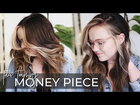 Money Piece Hair Technique How To Do A Face Frame On A