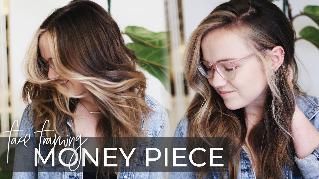 Money Piece Hair Technique How To Do A Face Frame On A Dimensional Balayage New Hair Trend 2019