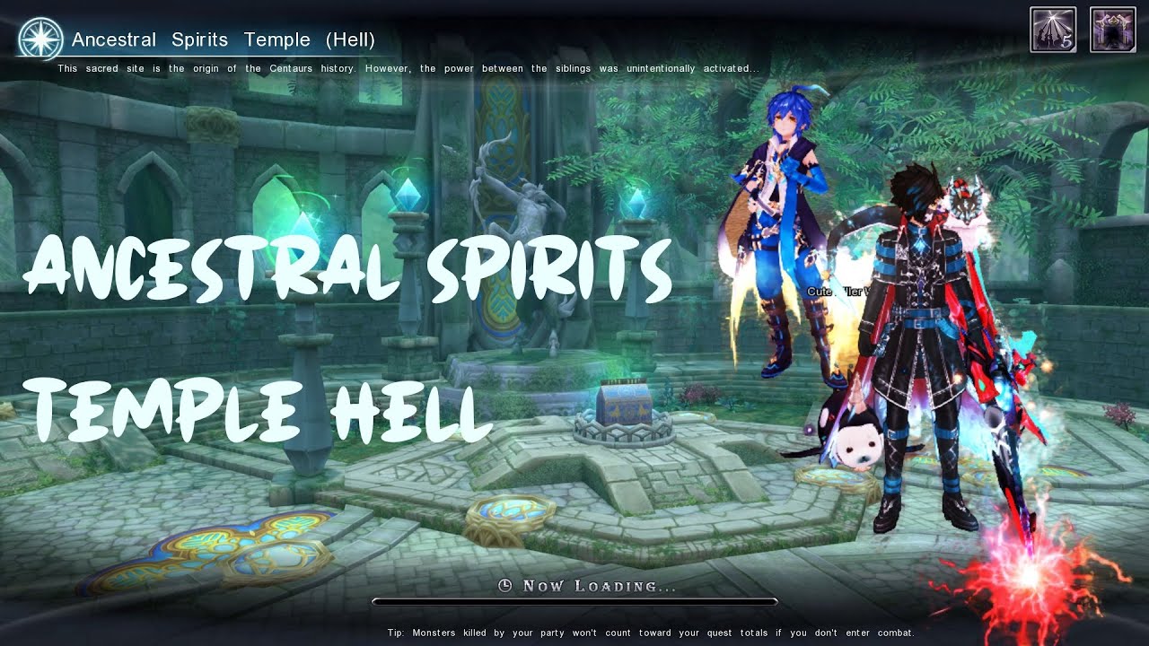 Aura Kingdom Grenadier Ancestral Spirits Temple Hell