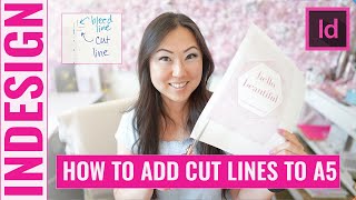 TUTORIAL How to create Cut Lines in Adobe InDesign for A5 Printables