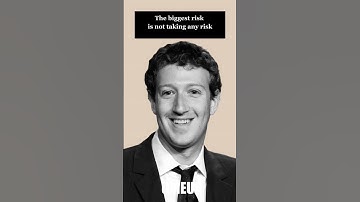The biggest risk is not talking any risk. #shorts #short #markzuckerberg #motivation #mindset