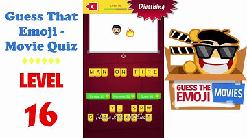 Guess That Emoji - Movie Quiz Level 16 - All Answers - Walkthrough ( By GMonks Entertainment )