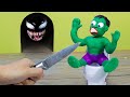 Venom Vs Hulk : How To Make Spaghetti - Stop motion Cooking & Funny Animation