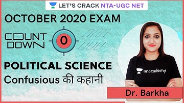 Confusious की कहानी | Political Science | Target NTA-UGC NET 2020/2021 | Dr. Barkha