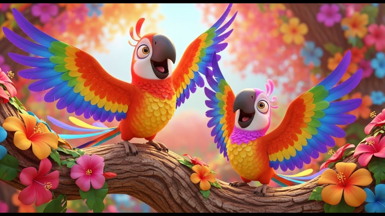 Rainforest Rhythm Counting for Kids | Learn Numbers, Jungle Animals & Nursery Rhymes 🌴🐒🎶