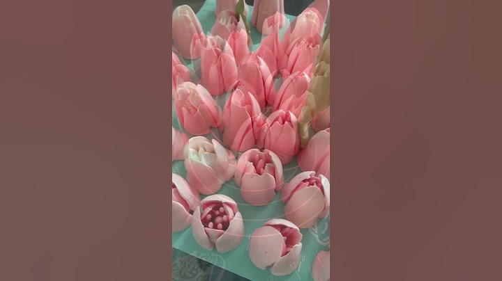 Зефирные тюльпаны