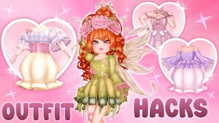 10 Cute OUTFIT HACKS Using The NEW EASTER ITEMS in Royale 🏰 High || ROBLOX