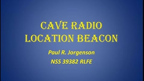 Cave Radio Location Beacon - ARA 2021