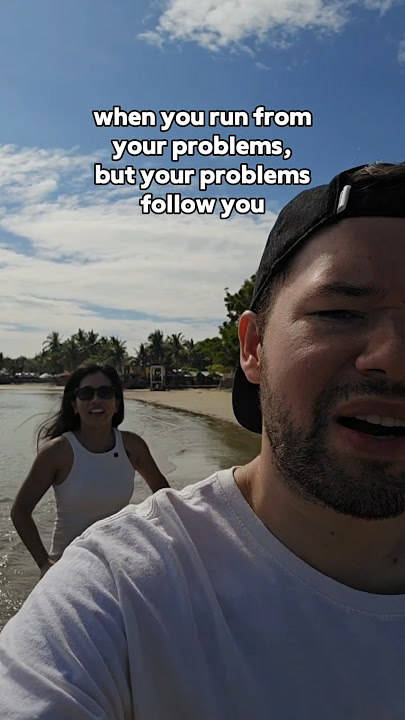 Forever running from my problems 🤣 #couple #tagalog #funny #kuyajake