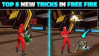 TOP 5 SECRET TRICKS IN FREE FIRE | KILL IN LOBBY TRICK - FREE FIRE TIPS AND TRICKS screenshot 5