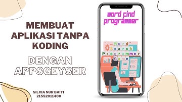 Tutorial Membuat Aplikasi berbasis Android Tanpa Koding | APPSGEYSER | Literasi Digital