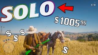 HURRY! *SOLO* MONEY &amp; XP GLITCH IN RED DEAD ONLINE!