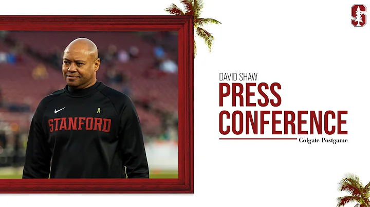 Stanford Football: Postgame Press Conference | Colgate