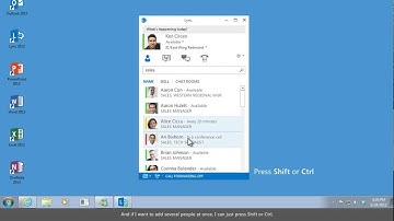 Training  Make the switch to Lync 2013  Find and Add Contacts in Lync 2013   Video 1 of 5