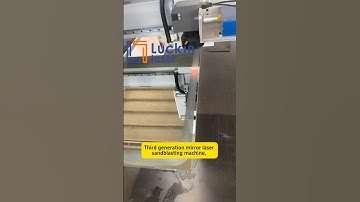 CNC Fiber JPT120W Led Mirror Laser Sandblasting Machine Engraving and Drilling Holes