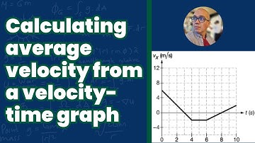 Calculating  average velocity from a velocity-time graph