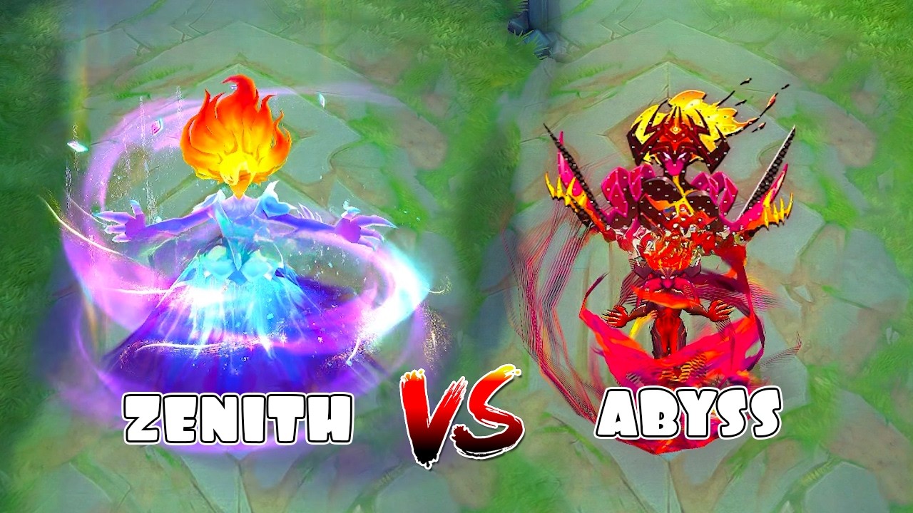 Selena Zenith VS Abyss Skin Comparison