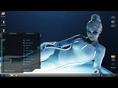 Aqua cool theme for Windows 10
