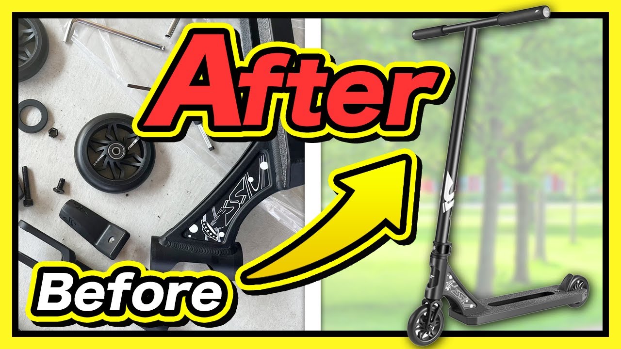 【完全版】初心者でもできるスクーター組み立て方法を教えます！【キックボード】