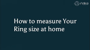 How to Measure Your Ring Size at Home (Accurate & Easy!) | Aniva Jewels 