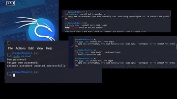 how to change root password in linux | Kali Linux 2023.3