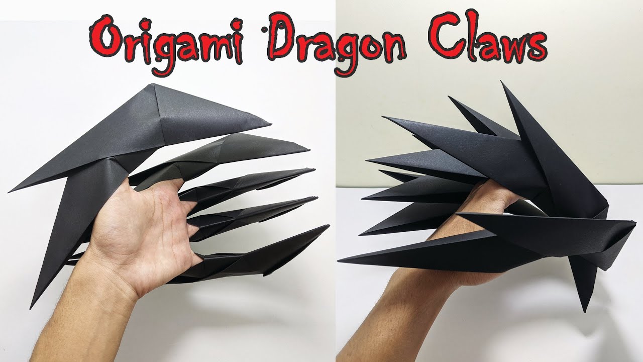 How to make claws origami