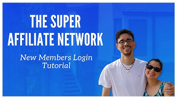 The Super Affiliate Network Login | New Members Login Tutorial