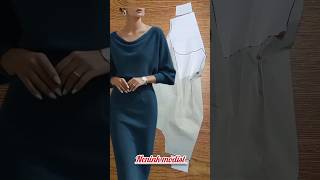 inspirasi dres modern #cuttingskills #patternmaking #dressdesign